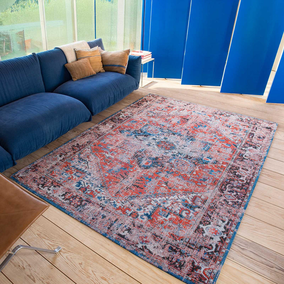 TEPPICH Classic Brick Antiquarian Heriz 170/240 cm - Rot, Naturmaterialien/Textil (170/240cm) - Louis De Poortere
