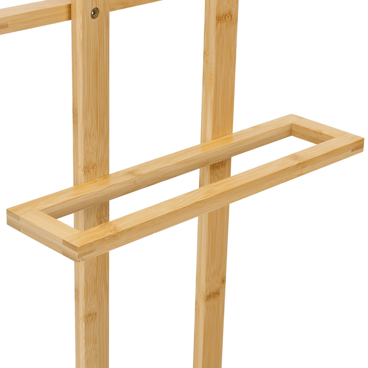 HANDTUCHSTÄNDER Træna - Naturfarben, Holz (33.5/85/20cm) - [en.casa]