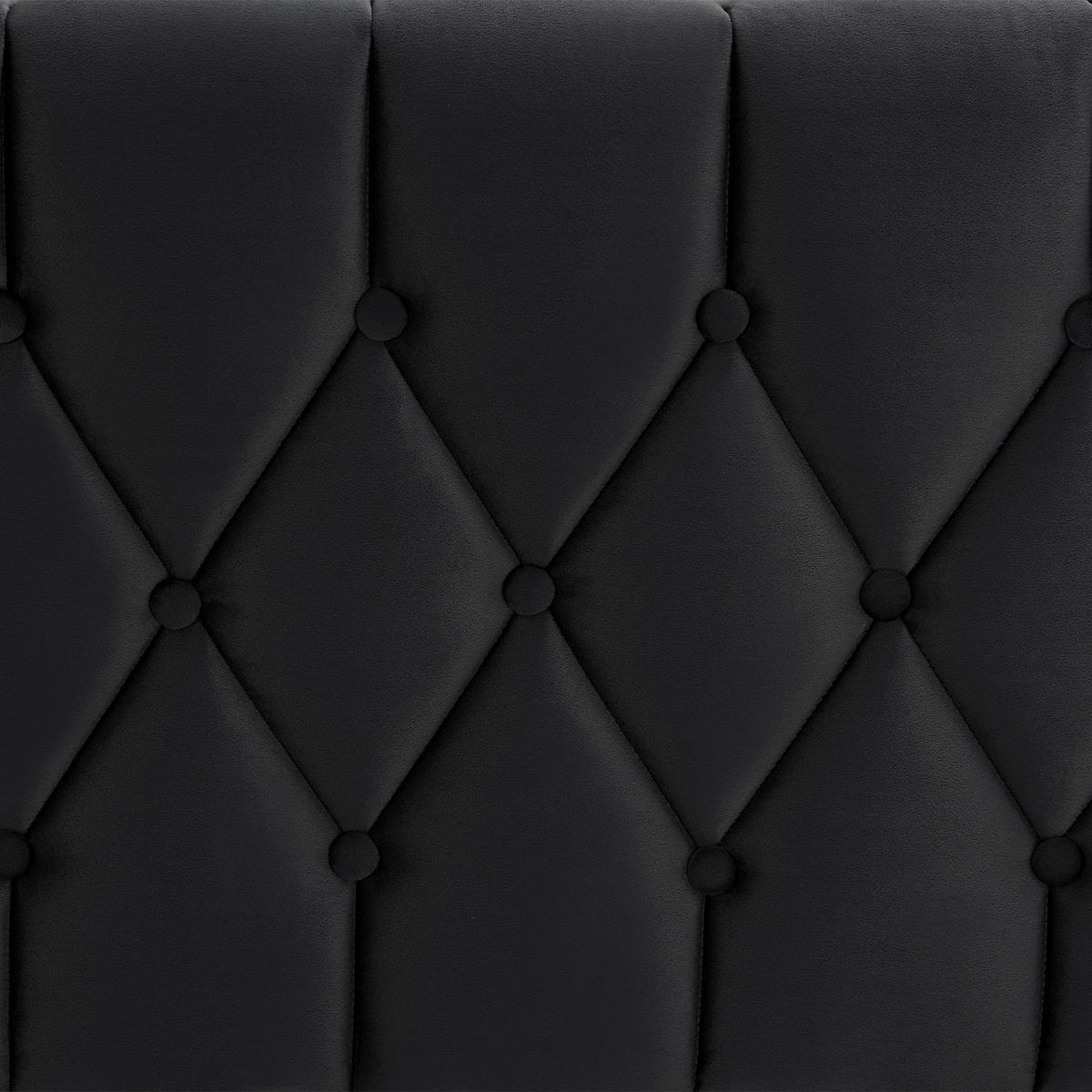 BOXBETT Leona Schwarz Samt 140x200 cm - Schwarz, Textil (140/200cm) - Juskys