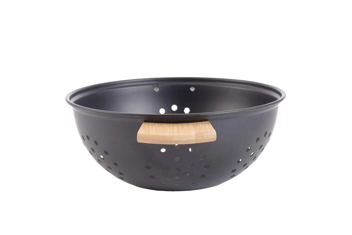 SIEB Modern Kitchen Schwarz 24/29/10 cm Metall - Schwarz, Metall (29cm) - Mondex