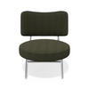 SESSEL Bouclé-Stoff 60cm - Olivgrün/Grün, Textil (60/70/71cm) - Sia Home