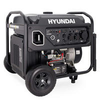 INVERTER-GENERATOR HY11000iE (11.0 kW, E-START, 2 x 230V, ECO-Modus) - Schwarz, Metall (68/55/58.5cm) - HYUNDAI