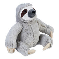 DÖRRSTOPP Grå sengångare tyg - Grå, Textil/Naturmaterial (21/18cm) - Relaxdays