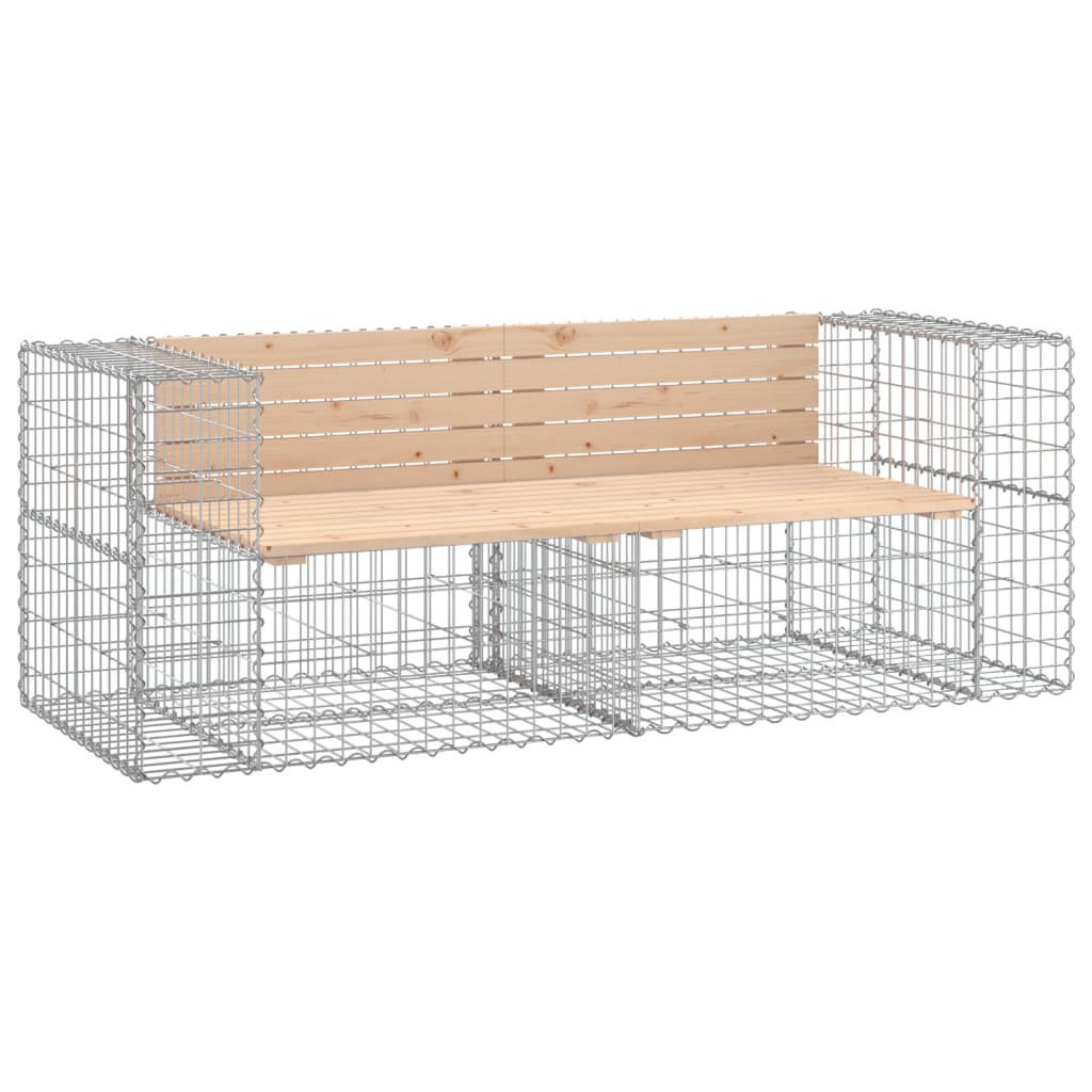 vidaXL Gartenbank Braun 184x65.5x71 cm