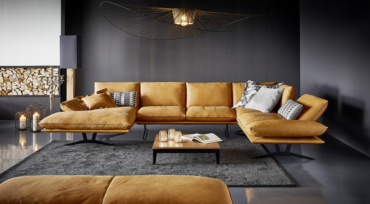 Ecksofa Leder