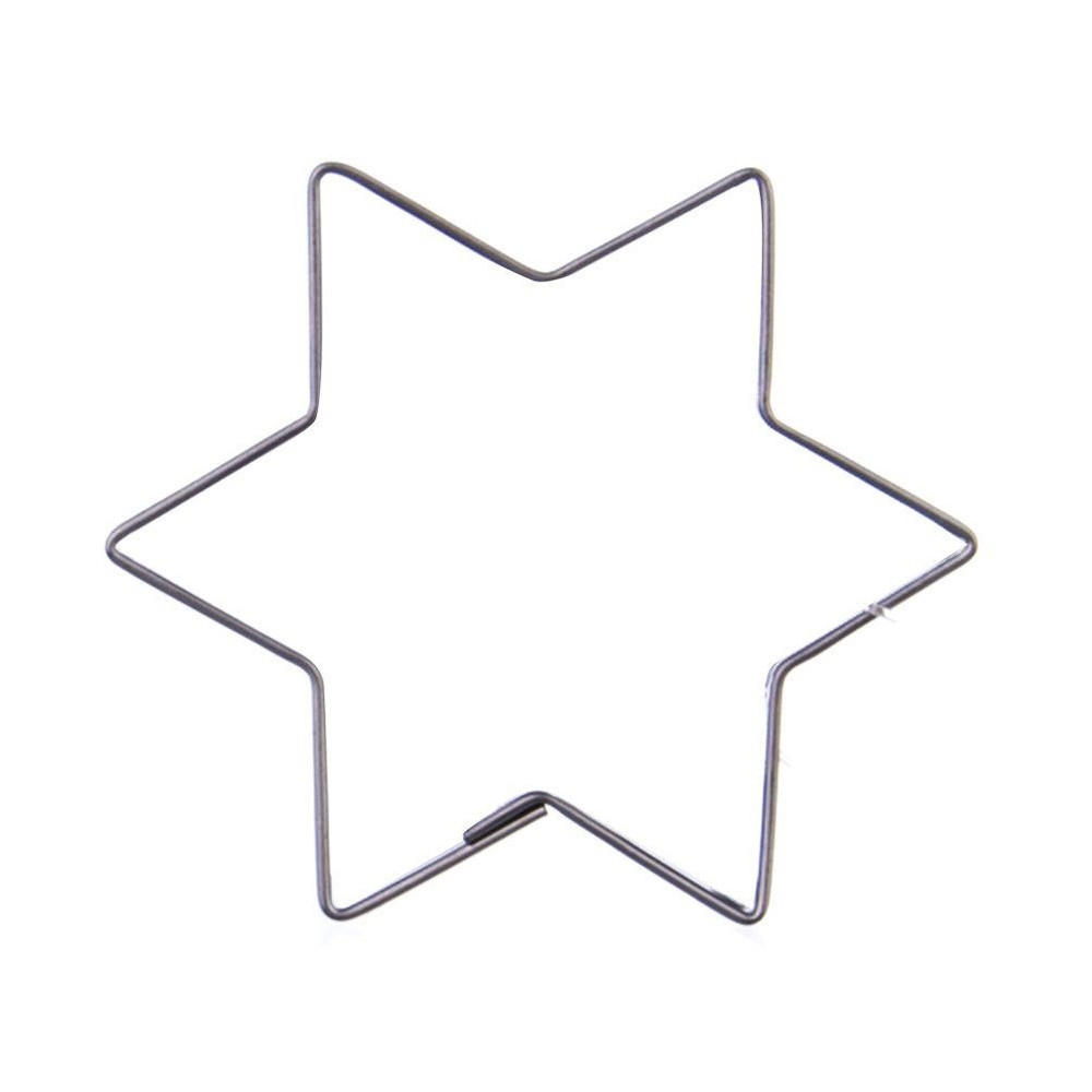 AUSSTECHFORM Stern 4,6 cm Silber - Silberfarben, Metall (4/1.5/4.6cm) - Orion 