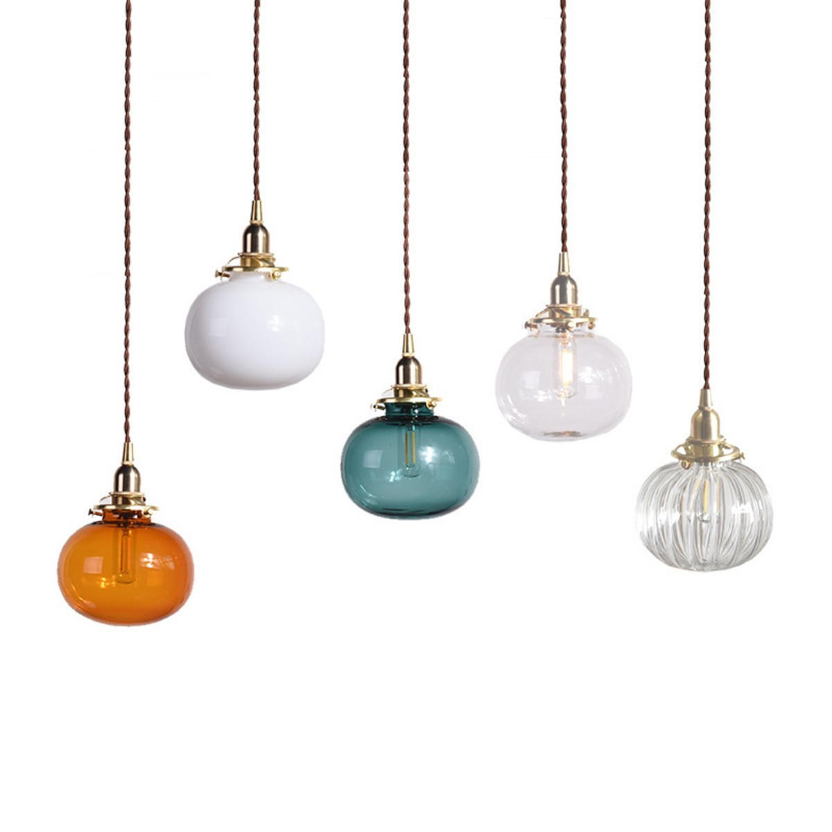 LED-HÄNGELEUCHTE Transparent 4W 13/13/17-150 cm - Transparent, Glas (13/13/17cm) - Authentics