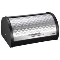 BROTKASTEN Silber 38/28/15.5 cm KB7454 - Silberfarben, Metall (28/15.5/38cm) - Klausberg 