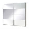 SCHIEBETÜRENSCHRANK - Kleiderschrank Corse 2 Weiß - Weiß, Holzwerkstoff (255/211/63cm) - Möblo