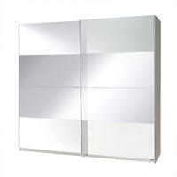 SCHIEBETÜRENSCHRANK - Kleiderschrank Corse 2 Weiß - Weiß, Holzwerkstoff (255/211/63cm) - Möblo