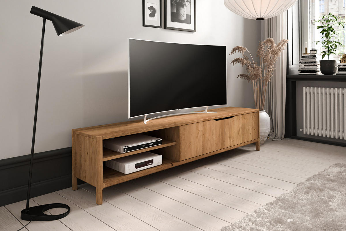 TV-SCHRANK PAUL Wildeiche - Wildeiche, Holz (200/48/50cm) - byoak