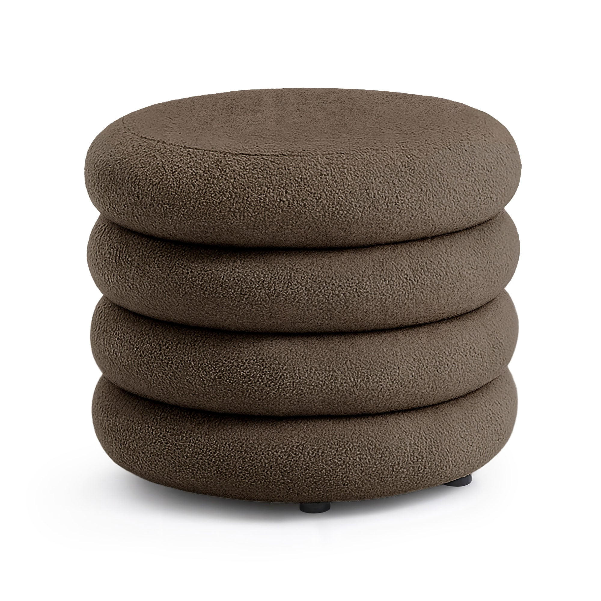 RAUMHIRSCH FURNITURE ČALOUNĚNÁ STOLIČKA s úložným prostorem hnědá