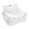 SITZSACK für Kinder, Eckig, Bearly, Weiß - Weiß, Textil (60/50/70cm) - MeowBaby
