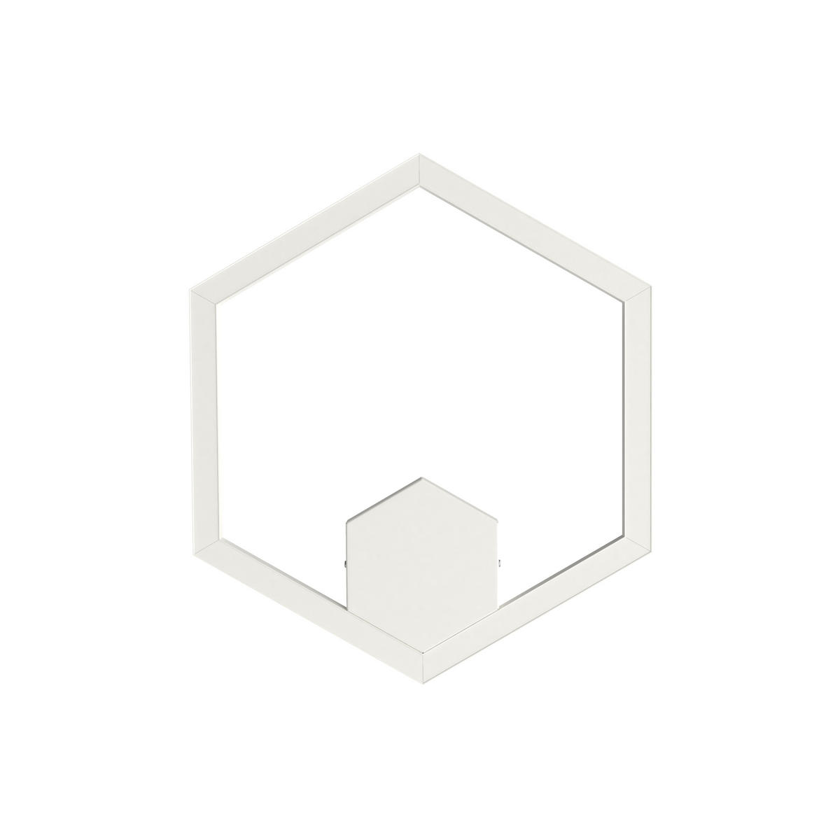 LED-DECKENLEUCHTE - Weiß, Metall (1.6/3/60cm) - Lumicom