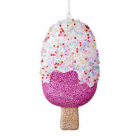 BAUMANHÄNGER Hang On Eis Am Stiel - Pink, Glas (3.1/13/7cm) - Butlers
