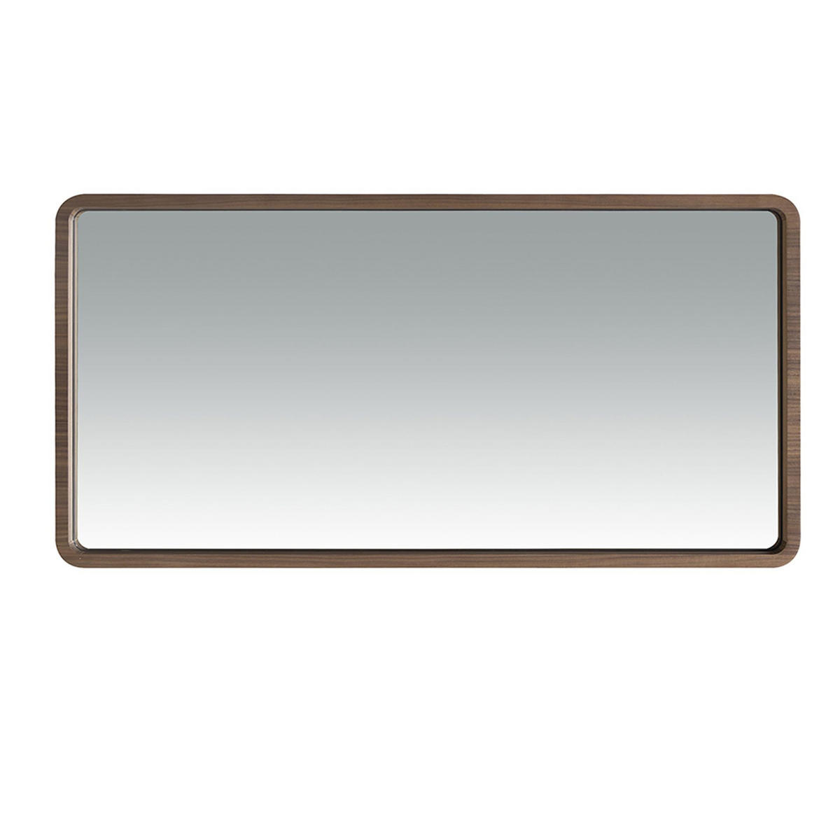 WANDSPIEGEL Wandspiegel Rechteckig Walnuss 100/50/7 cm - Walnussfarben, Holz (100/7/50cm) - ANGEL CERDA