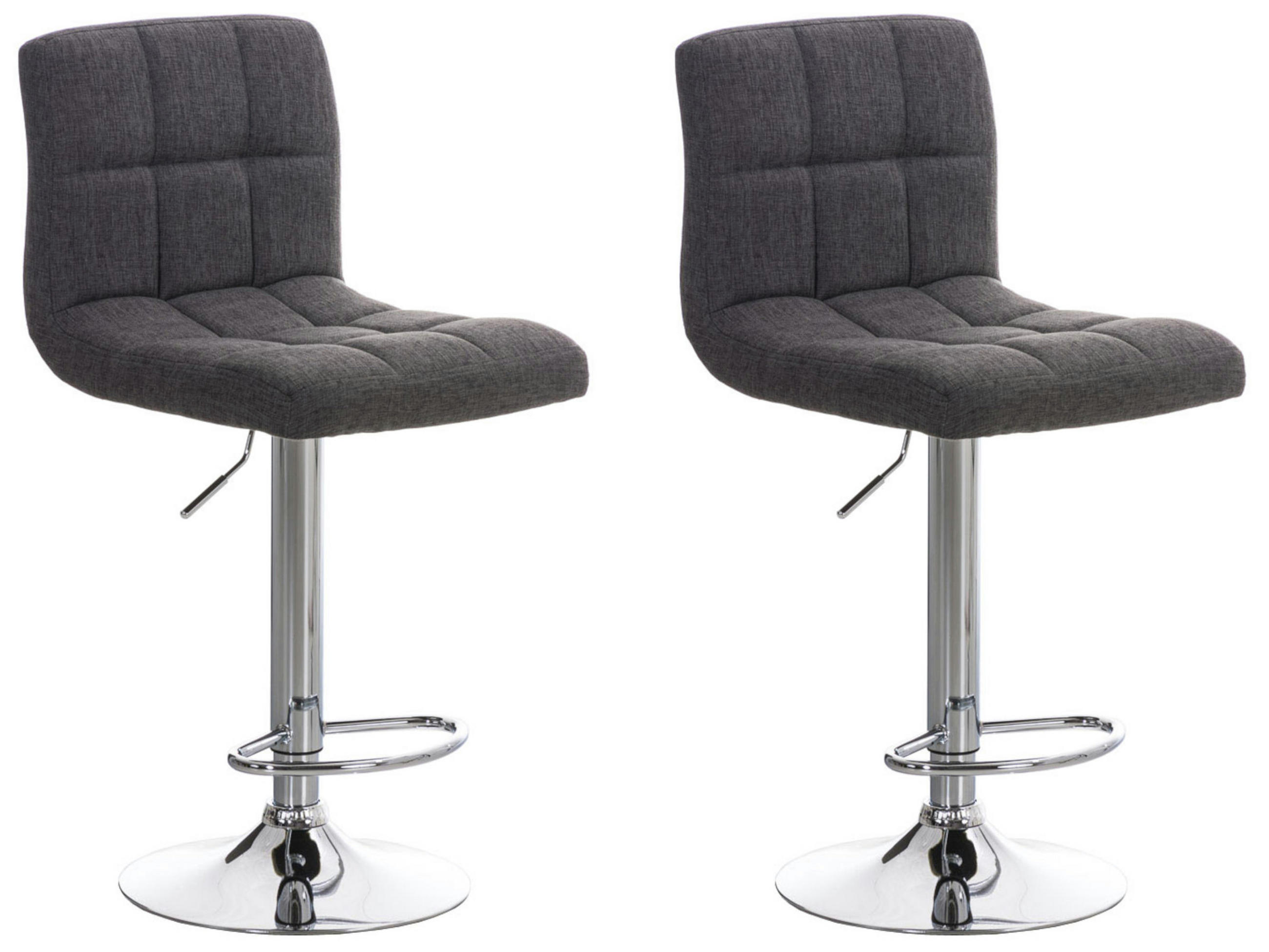 TPFLiving Barhocker Hellgrau 46x114x47 cm