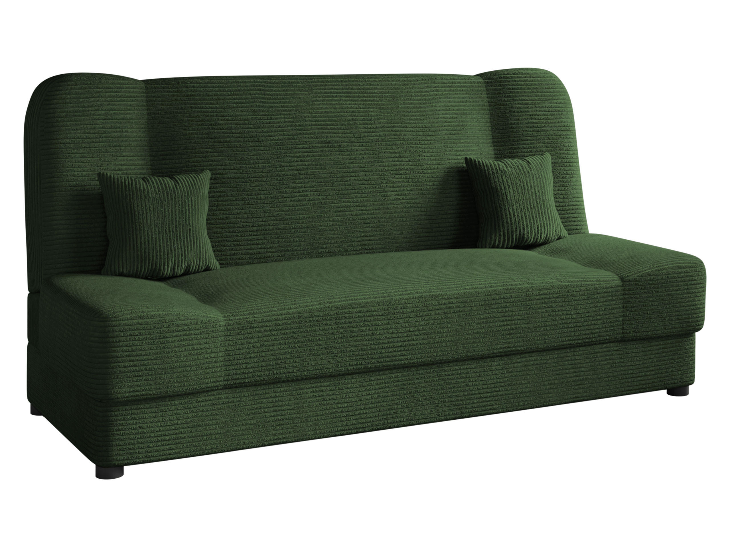 SCHLAFSOFA Jonas Cord - Grün, Holz/Textil (195/86/87cm)