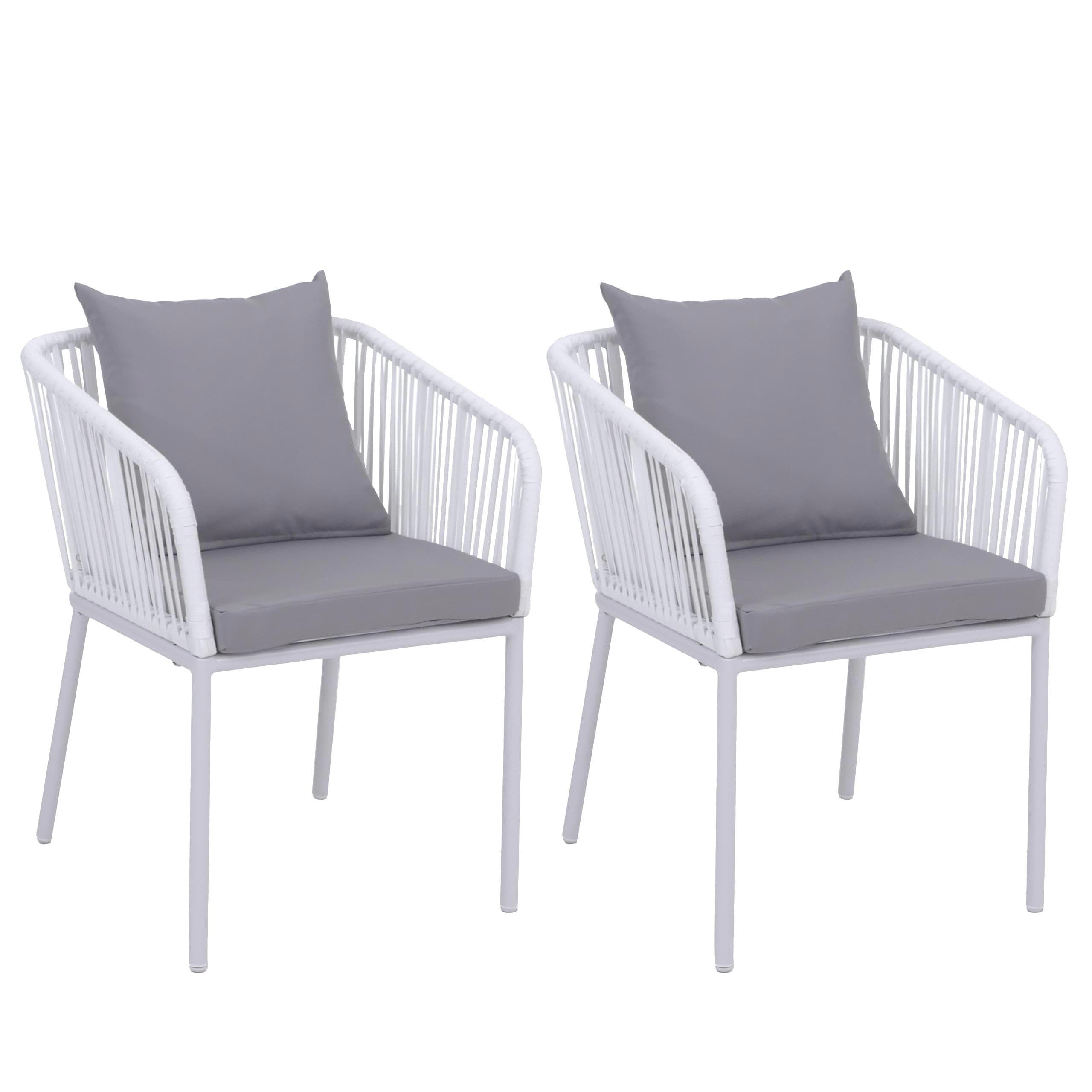 ZÁHRADNÁ STOLIČKA Svetlosivá - svetlosivá, textil (55/75/55cm) - MCW