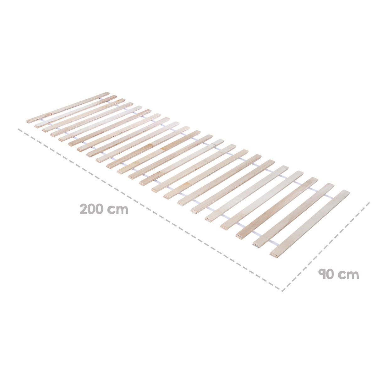 ROLL-LATTENROST roba Montessori Hausbett 90 x 200 cm - Naturfarben, Holzwerkstoff (90/1/200cm) - Roba