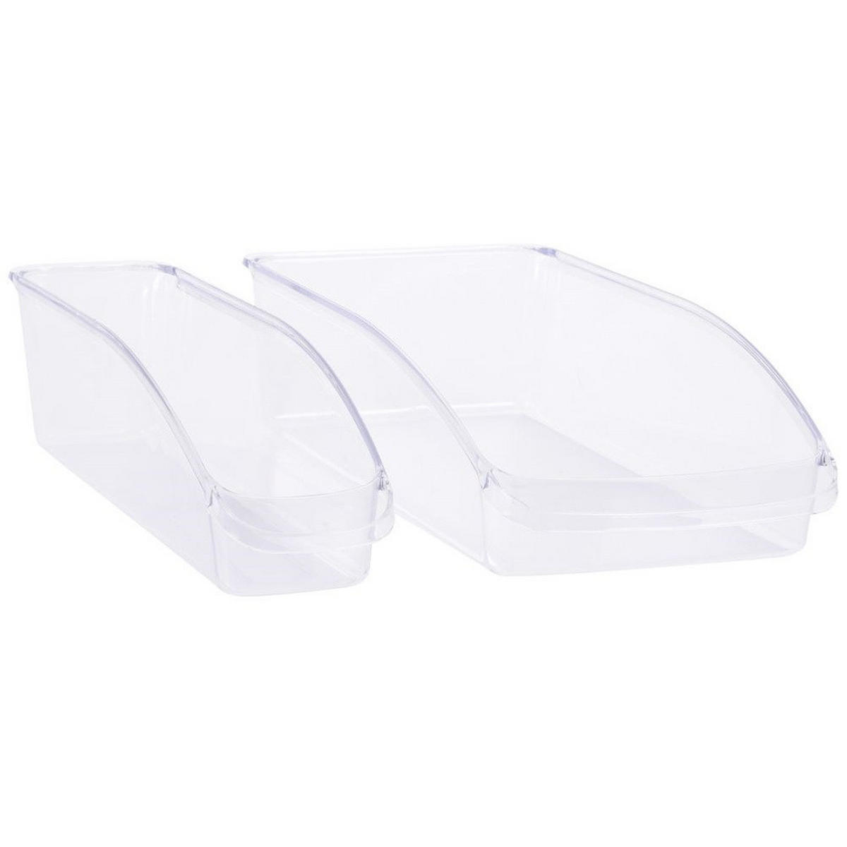 KÜHLSCHRANK-ORGANIZER 3-teiliger - Transparent, Kunststoff (33/8/7.3cm) - Excellent Houseware