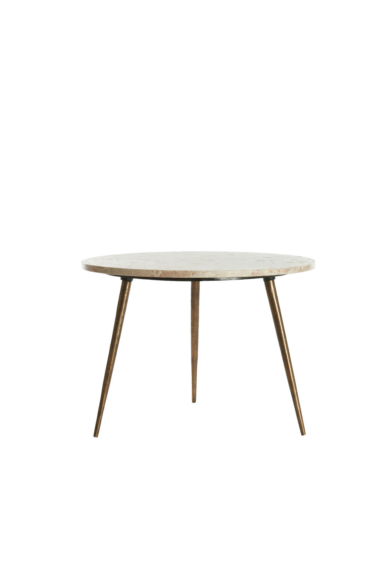 BEISTELLTISCH Zeca Grau Ø59/41 cm - Grau, Metall (59/59/41cm) - Light & Living
