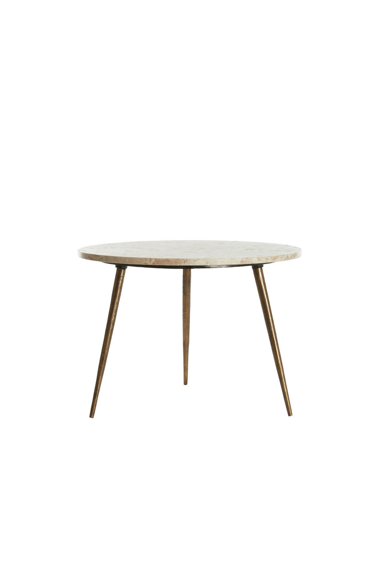 BEISTELLTISCH Zeca Grau Ø59/41 cm - Grau, Metall (59/59/41cm) - Light & Living