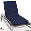 ROLLIEGENAUFLAGE Flair RL 190/60/8cm Dunkelblau - Dunkelblau, Textil (60/8/190cm) - Beautissu 