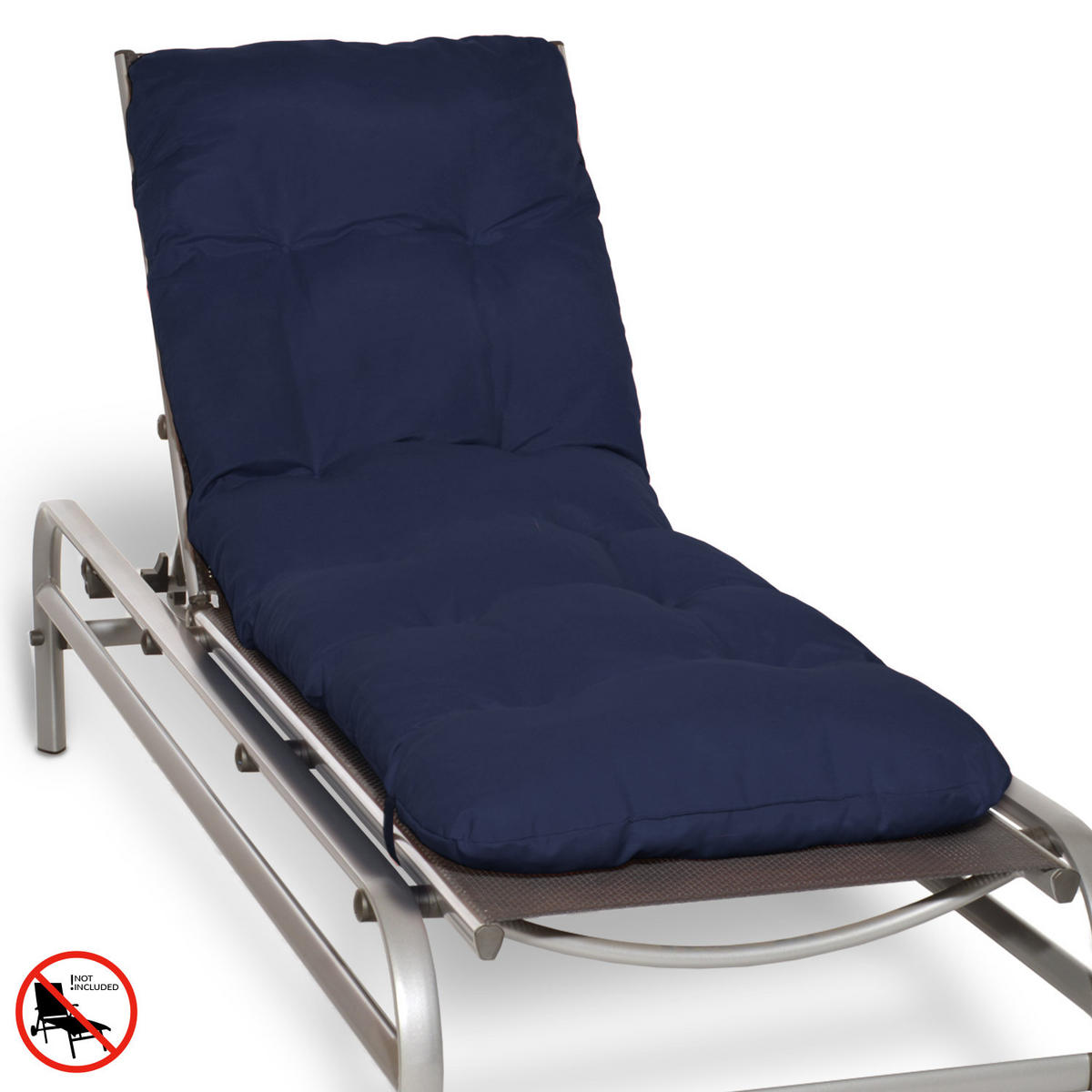ROLLIEGENAUFLAGE Flair RL 190/60/8cm Dunkelblau - Dunkelblau, Textil (60/8/190cm) - Beautissu 