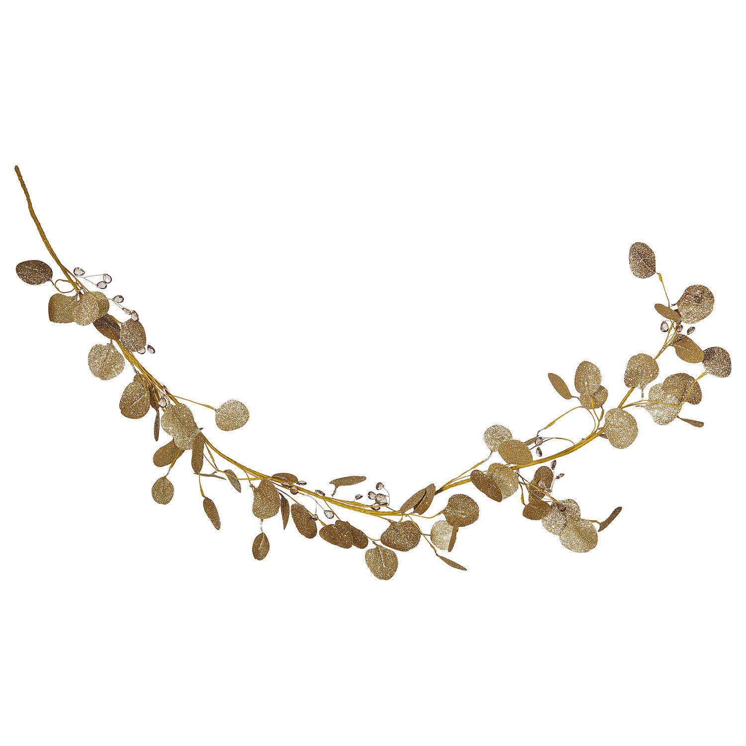 GIRLANDE Florista - Goldfarben, Kunststoff/Metall (16/3/153cm) - Butlers
