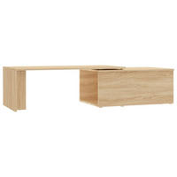 COUCHTISCH Sonoma-Eiche 150x50x35 cm Holzwerkstoff - Hellbraun, Holzwerkstoff (50/150/35cm) - furnicato
