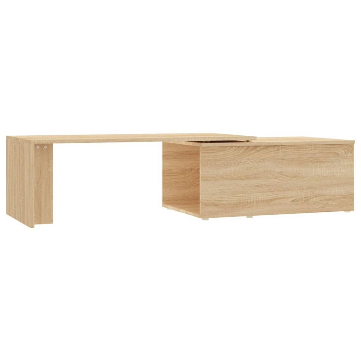 COUCHTISCH Sonoma-Eiche 150x50x35 cm Holzwerkstoff - Hellbraun, Holzwerkstoff (50/150/35cm) - furnicato