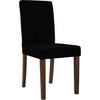 ESSZIMMERSTUHL Cord Schwarz - Schwarz, Holz/Textil (41/91/47cm) - CLP
