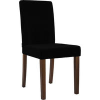 ESSZIMMERSTUHL Cord Schwarz - Schwarz, Holz/Textil (41/91/47cm) - CLP