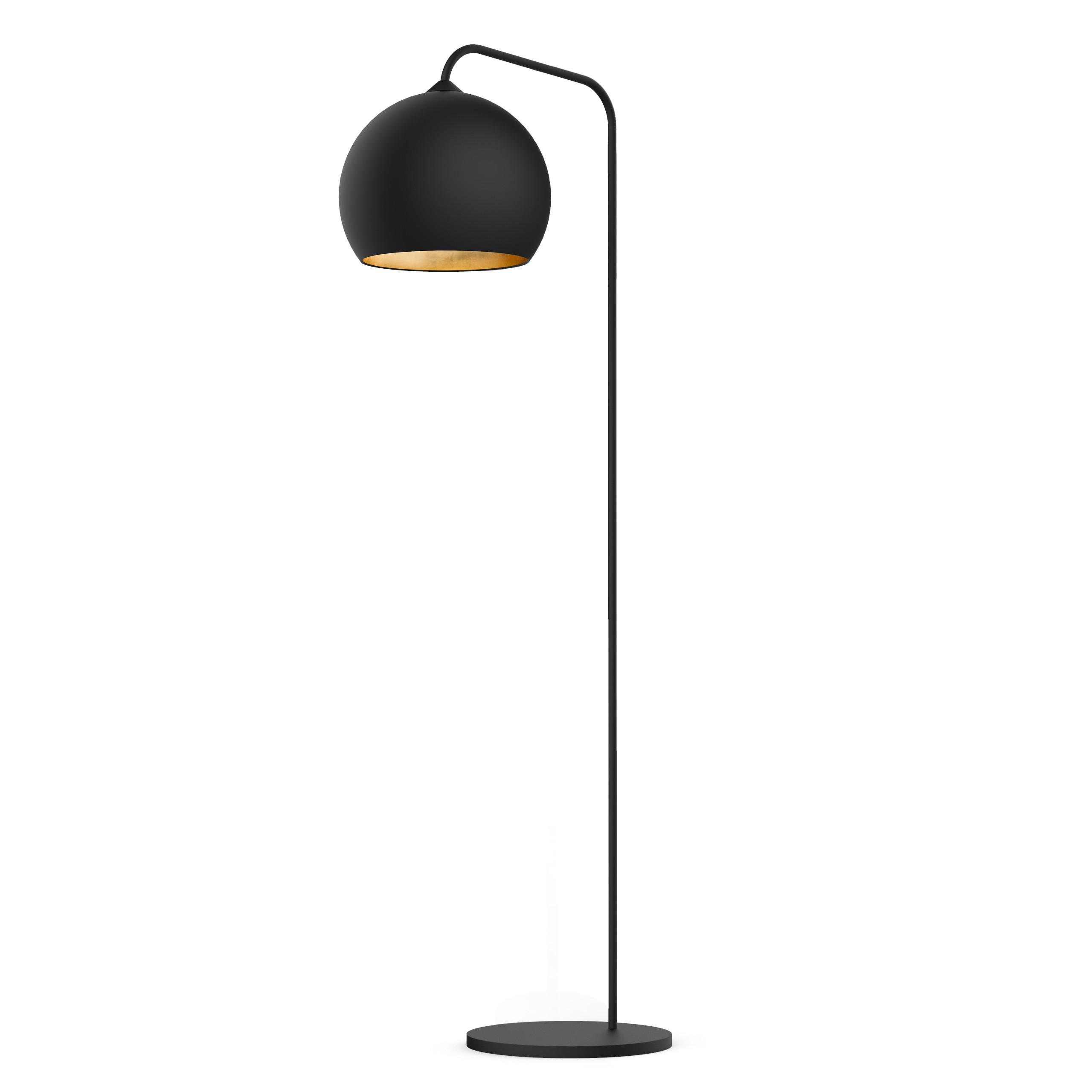 STEHLEUCHTE - Goldfarben, Metall (40/65/170cm) - Lumicom
