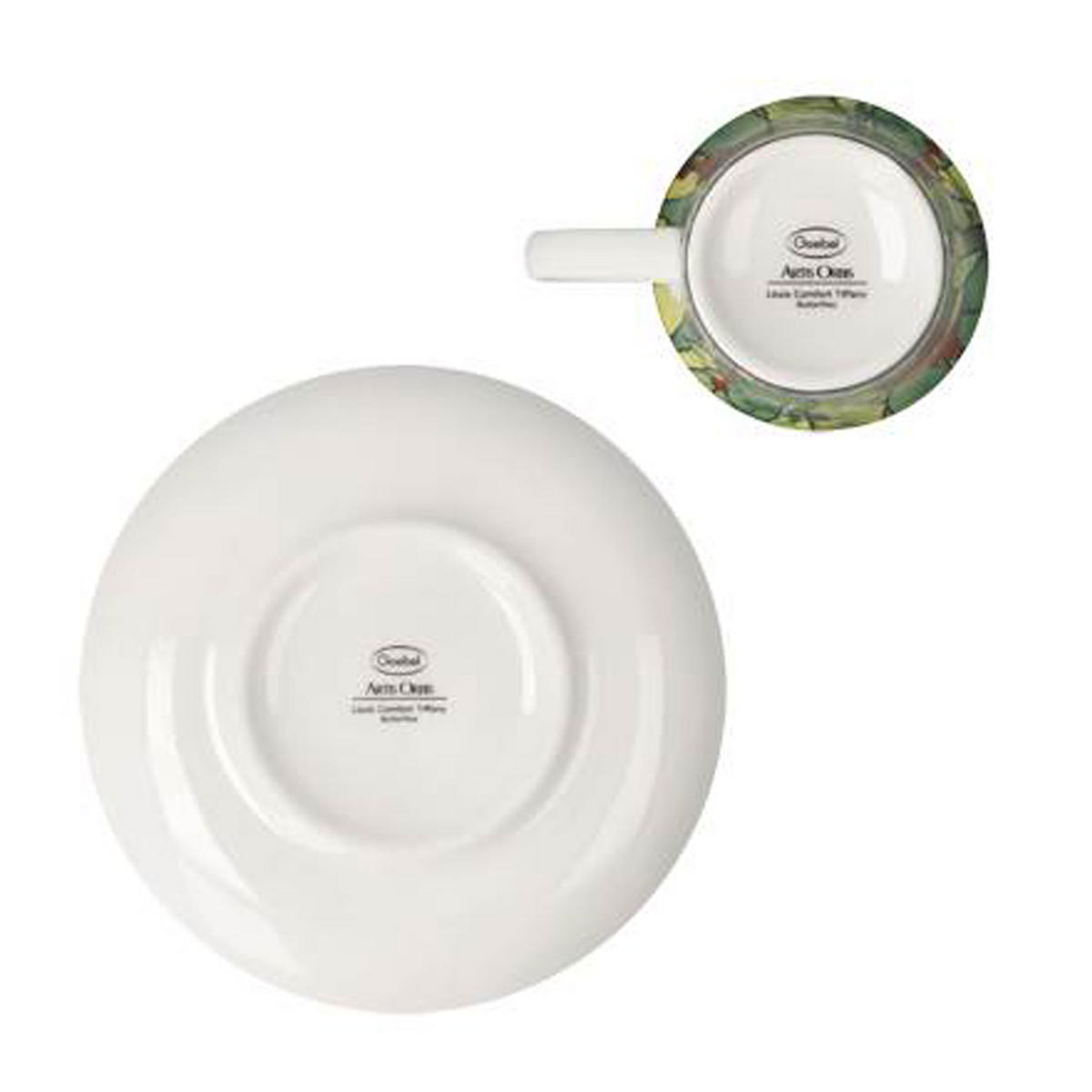 ESPRESSOTASSE Tiffany -Schmetterlinge, Fine Bone China - Multicolor, Keramik (0.1L) - Goebel