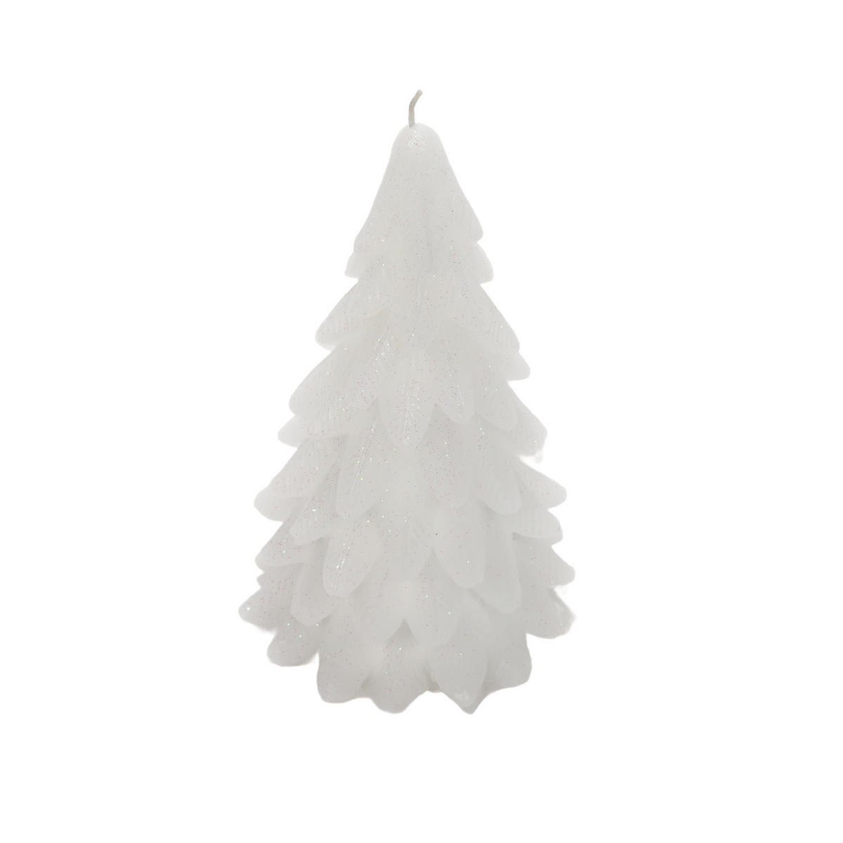 KERZE 396 g 11,5/11,5/20,5 cm - Weiß, Paraffin (11.5/20.5/11.5cm) - Atmosphera Createur d´interieur