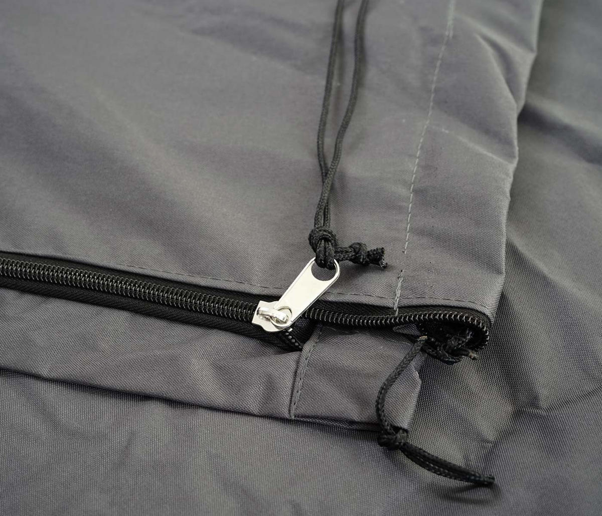 SCHIRMHÜLLE 370cm für-Marktschirm HxBxT 370x90x1cm anthrazit mit Reißverschluss - Anthrazit, Textil (90/370/1cm) - PROREGAL