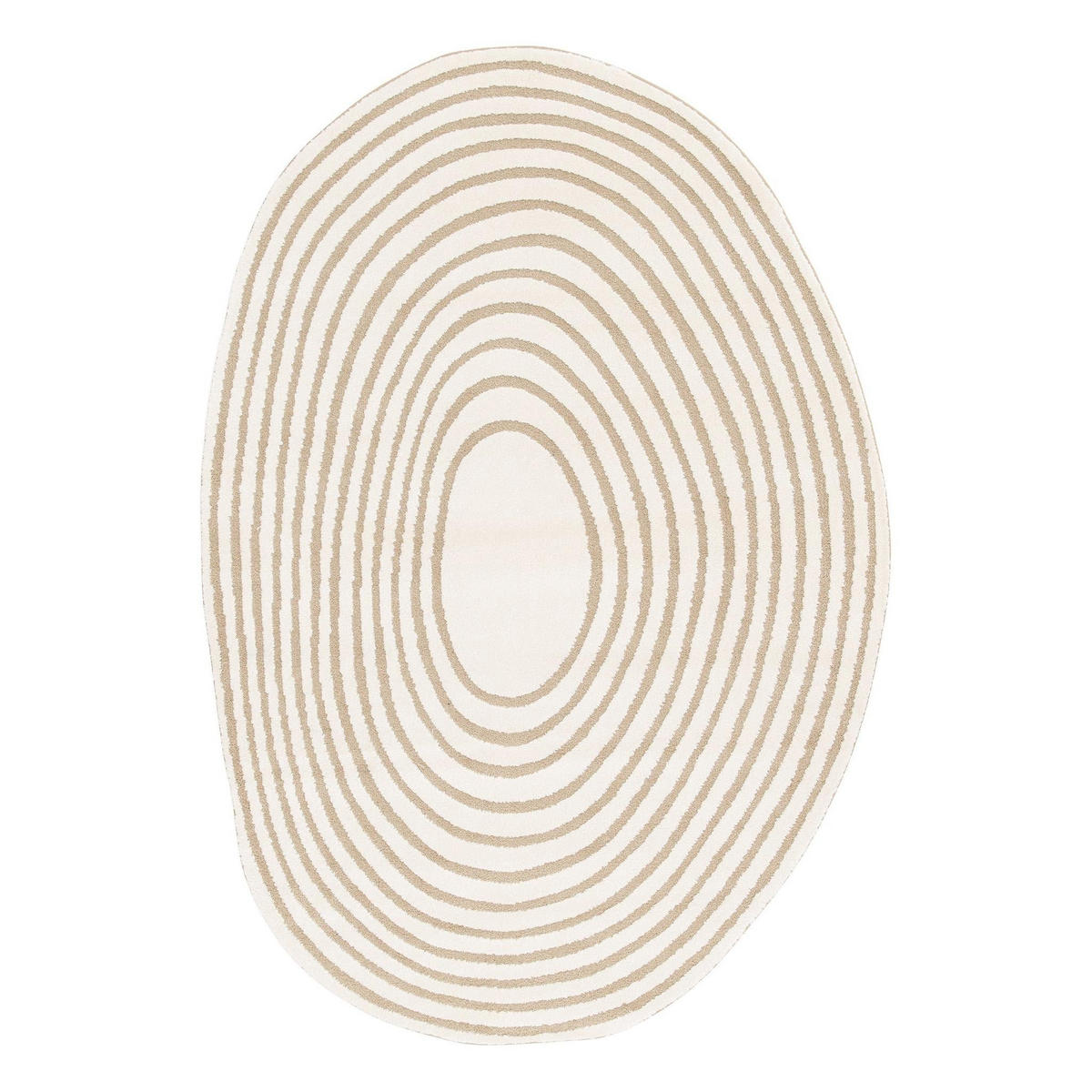 TEPPICH sehr weich mit Relief-Effekt beige - Beige, Textil (160/230cm) - AFK Living