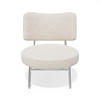 SESSEL Gerippter Samt 60cm - Creme, Textil (60/70/71cm) - Sia Home