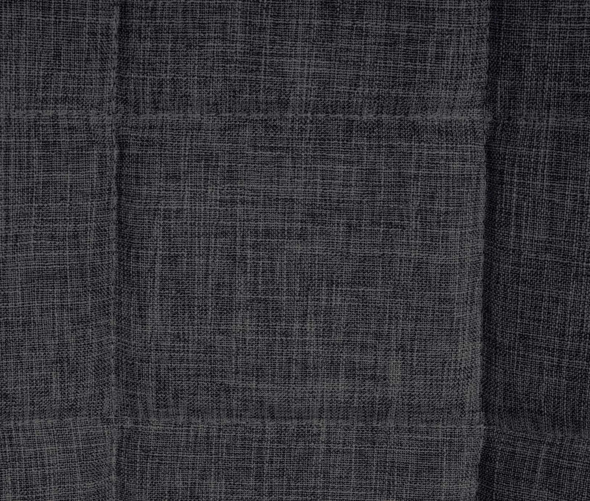 STUHL 2er Set Stoff dunkelgrau - Dunkelgrau/Schwarz, Textil/Metall (46/82/52cm) - CLP