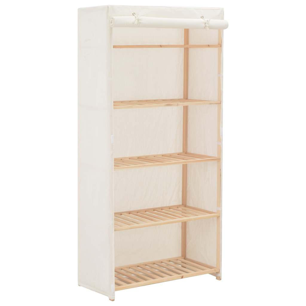 vidaXL Kleiderschrank Weiß 40x170x79 cm