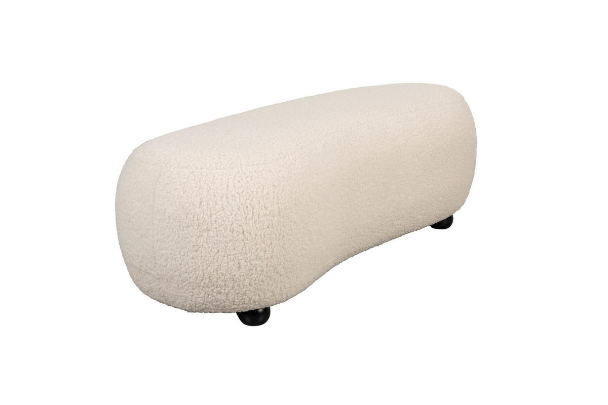 SITZBANK Noxx - Weiß - 120/46/41 cm - Weiß, Textil (46/41/120cm)