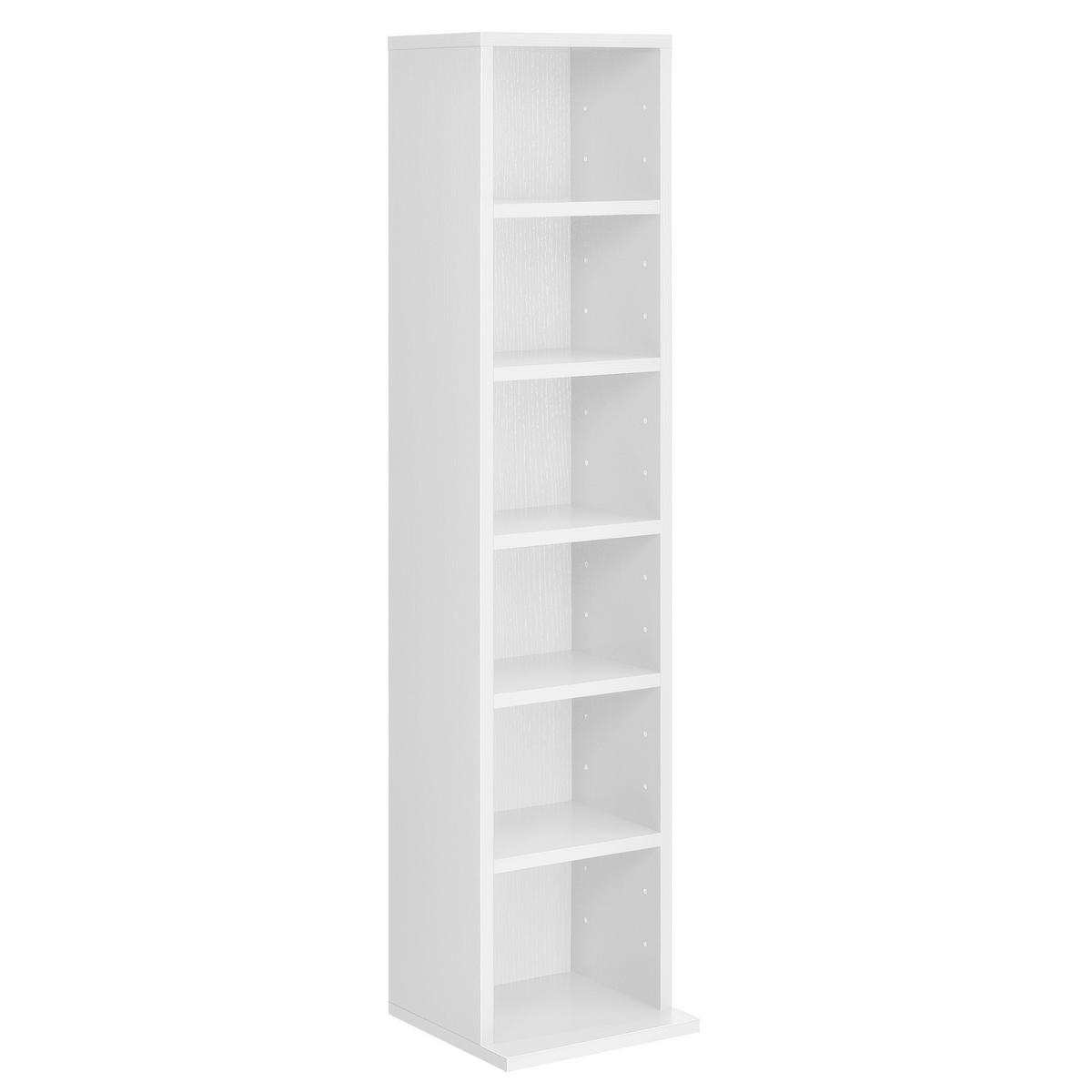 CD-REGAL Tynset - Weiß, Holzwerkstoff (20/90/20cm) - [en.casa]