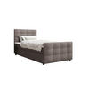 BOXBETT KLEO mini 90x200, mit Matratze H3 und Topper, Cosmic 03 - Braun, Holz/Kunststoff (90/200cm) - Bedante