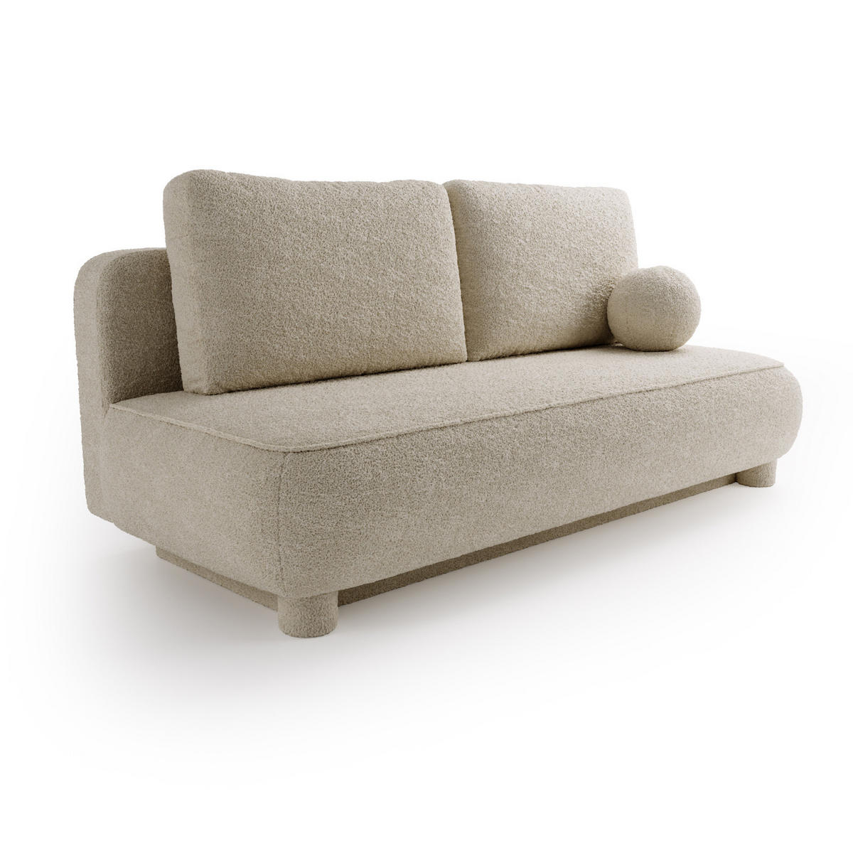 SOFA Olivgrün BELLY - Olivgrün, Holzwerkstoff (209/96/96cm) - Compleo24