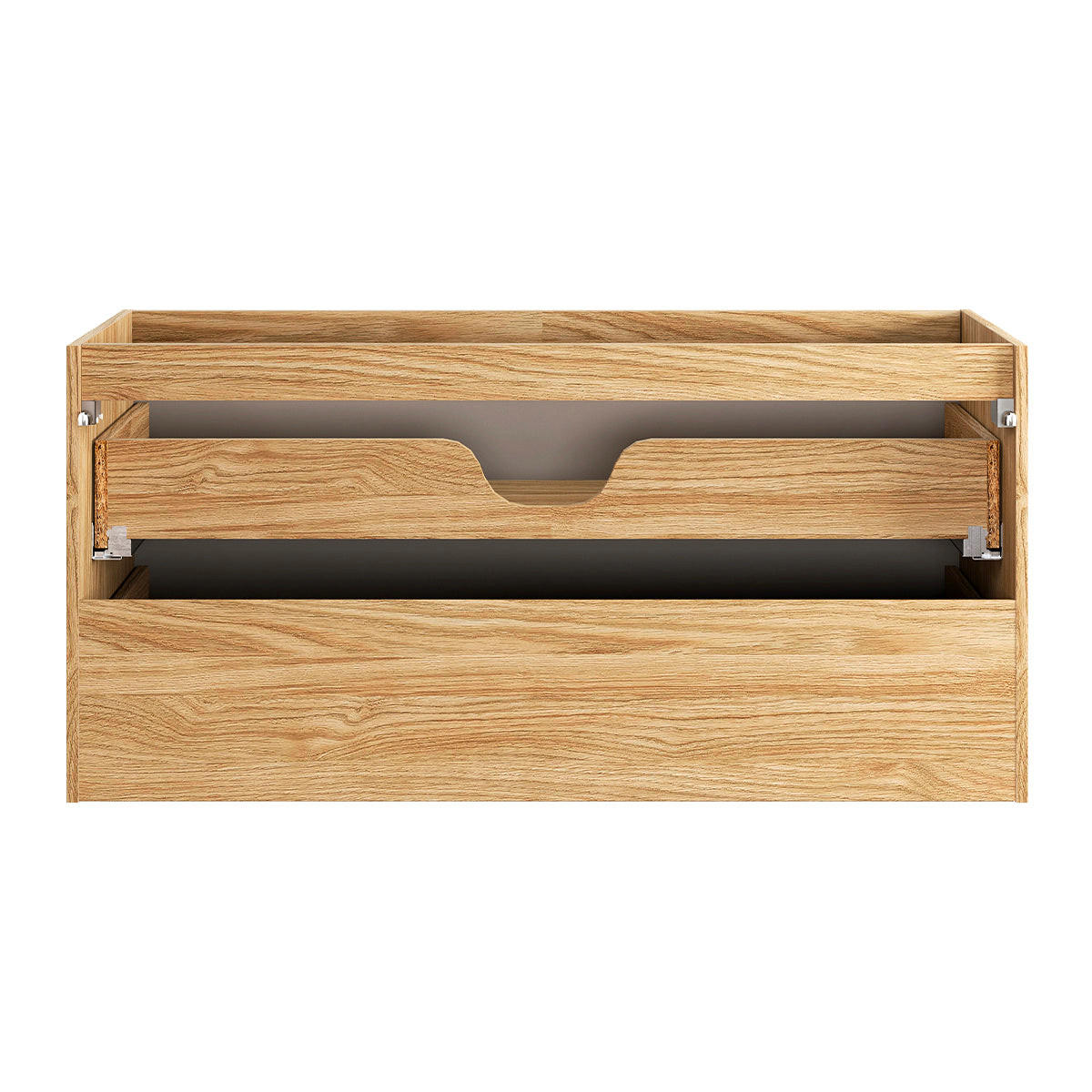 WASCHTISCH 120cm Elora Beige und Holz - Braun, Holzwerkstoff (120/57/46cm) - Petits-meubles