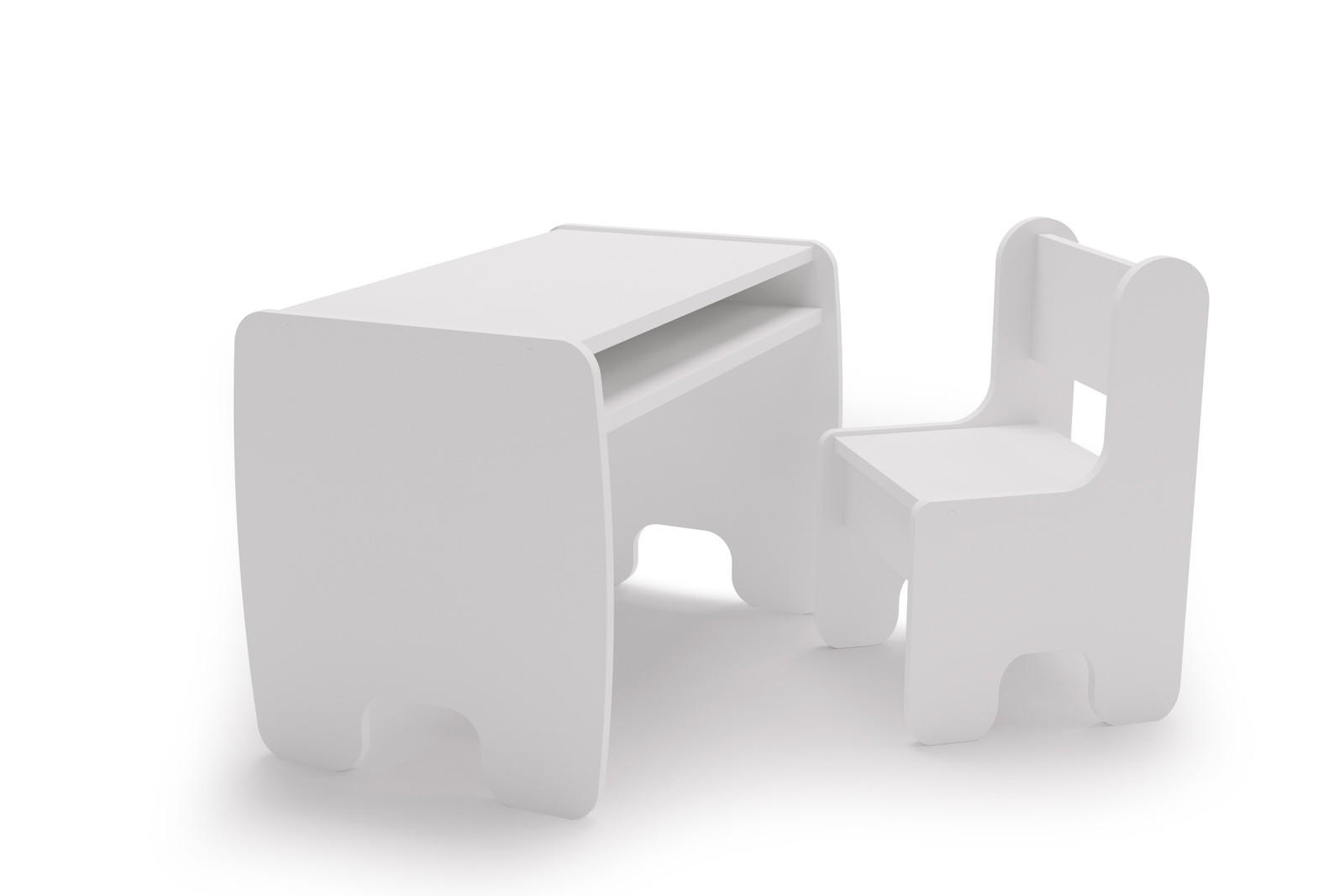 KINDERSITZGRUPPE Miki - Weiß, Holzwerkstoff (70/55/40cm) - RAUMHIRSCH FURNITURE