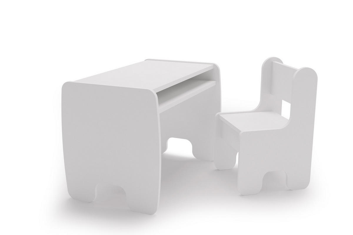 KINDERSITZGRUPPE Miki - Weiß, Holzwerkstoff (70/55/40cm) - RAUMHIRSCH FURNITURE