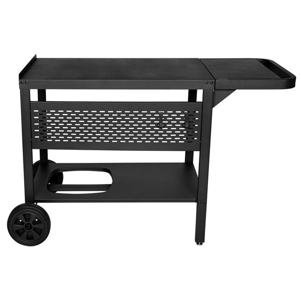 BEISTELLTISCH Schwarz - Schwarz, Metall (60/75.5/121cm) - Somagic